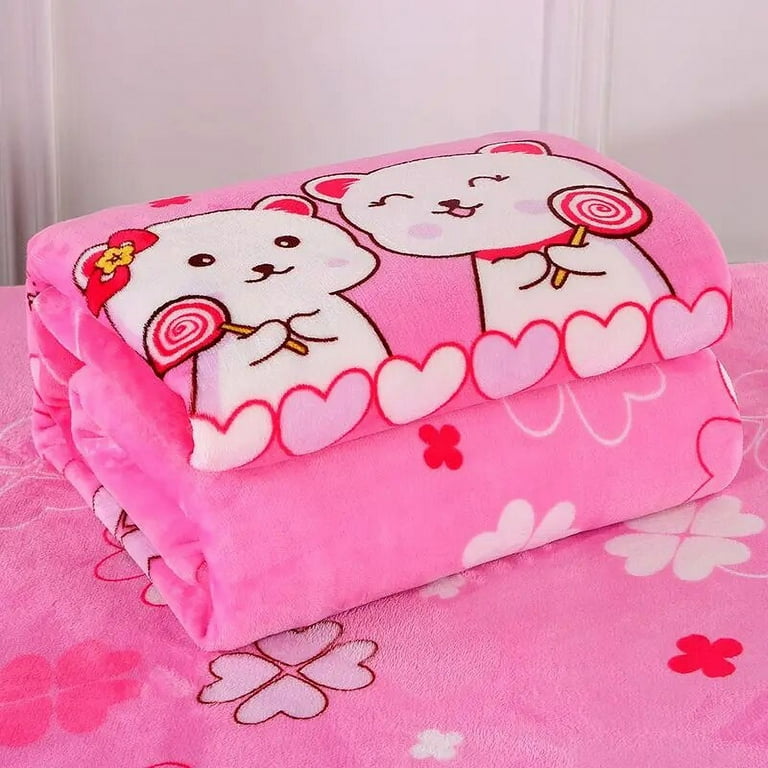 Sanrio hello kitty comforter Girl Spring Autumn Winter Flannelette