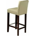 thumbnail image 3 of Safavieh Thompson Rustic Glam Tufted Bar Stool with Footrest, 3 of 3