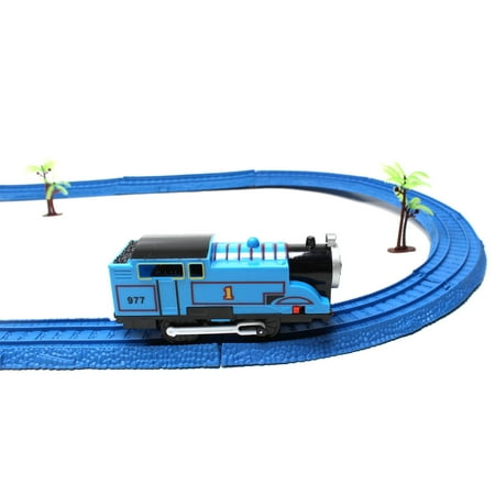 WonderPlay Ready to Play All About Action! Blue Manual Model Train Set