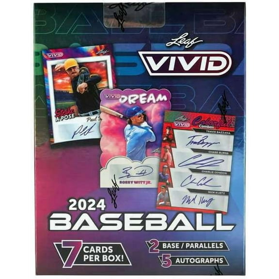 2024 Leaf Vivid Baseball Hobby Box
