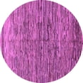 thumbnail image 1 of Ahgly Company Indoor Round Abstract Purple Modern Area Rugs, 3' Round, 1 of 4