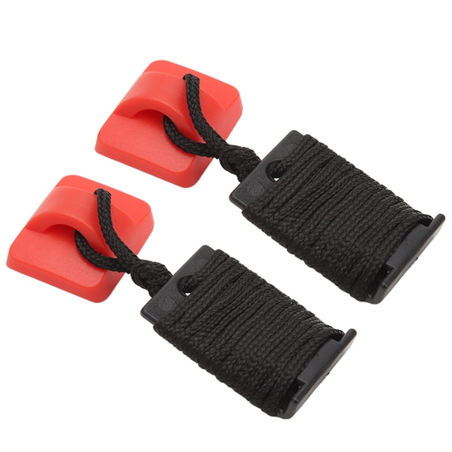 Magnétique Tapis Roulant Clé, Interrupteur de Sécurité pour Machine de Course Incassable Rouge Universel pour Exercice