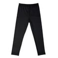thumbnail image 3 of 3 Pack 4-12T Toddler Girls Leggings Little/Big Kids Solid Ankle Length Stretchy Footless Pants, 3 of 5