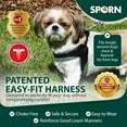 thumbnail image 2 of Sporn Easy-Fit Mesh Dog Harness Medium Sized Dog, Multi Soft Fabric Nylon No Choke Dog Harness Size Dog, Breathable & Easy Dog Walking Harness, Provides to Medium Breeds, 2 of 7
