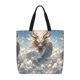 thumbnail image 1 of Easygdp Cool Cloud White Dragon Bolsa Tote para Mujer, Bolso de Hombro para Trabajo, Playa, Viajes, Compras y Supermercado, 1 of 7