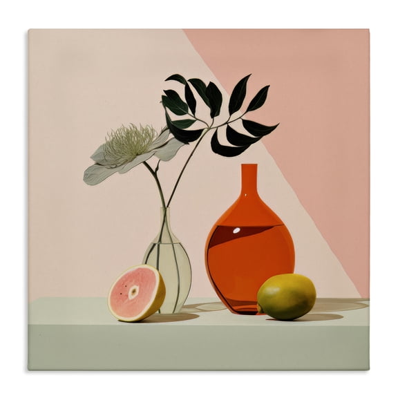 Stupell Industries Contemporary Pastel Blocked Still Life Canvas Art, 17 x 17, by Lazar Studio