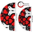 thumbnail image 3 of FMSHPON Valentine's Day CatLove Xmas Christmas Tree Skirt Stand Mat for Holiday Party Decoration Indoor Outdoor 36 inches, 3 of 6