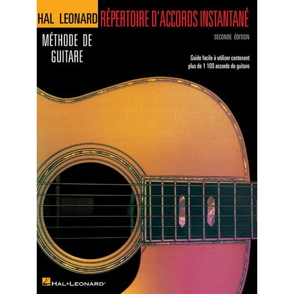 Hal Leonard Repertoire D'Accords Instantane - Seconde Édition Guitar Method Series Softcover Written by Various