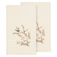 thumbnail image 7 of Linum Home Textiles Turkish Cotton Spring Time Embellished Bath Towel Set Color: Tea Rose Size: 2 PC SET, 7 of 7