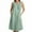 #0072-Green, variant on Ailaofu Women's Slub Linen Cotton Sleeveless Button Down Dress with Pockets Summer Beach Dress