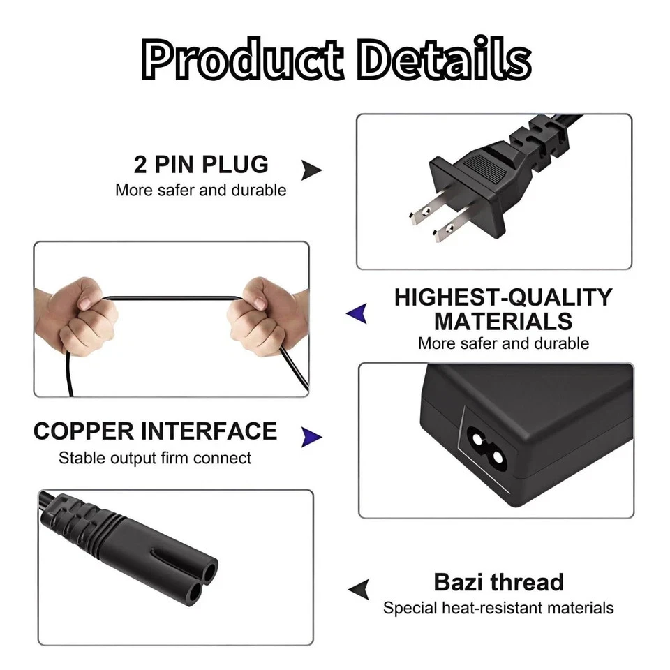 PROKWR AC/DC Adapter Compatible with HOIOTO ADS-45NP-12-1 12045G ADS-45NP-12-112045G ADS-45NP12112045G Honor Switching Power Supply Cord Cable Charger Input: 100 - 240 VAC 50/60Hz