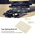 thumbnail image 4 of Cassette Tape Splicing Set, Prevent Slip 1/4 10 Inch Tape Splicing Set Full Track Splicing Tape Roll ABS Precise Size  For 1/4 1/2 Inch Tape, 4 of 8