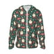 thumbnail image 1 of Balery Santa Claus Sudadera ligera de manga larga con capucha y protección solar UPF 50+ para hombre y mujer, ideal para pesca y running-XX-Large, 1 of 7