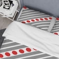 thumbnail image 4 of Designart 'Retro Geometrical Abstract Minimal Pattern XI' Mid-Century Modern Duvet Cover Set, 4 of 4