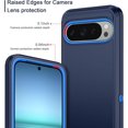 thumbnail image 3 of KOMI for Google Pixel 9 Pro XL Case Shockproof Dust/Drop Proof 3-Layer Full Body Protection [Without Screen Protector] Rugged Heavy Duty Cover Case for Google Pixel 9 Pro XL, Navy Blue, 3 of 5