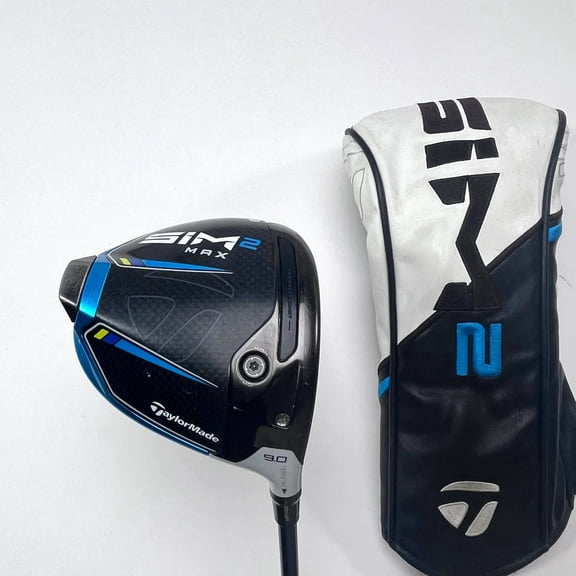Pre-Owned TaylorMade SIM2 MAX Driver 9* Fujikura Ventus Blue 5-S 50g Stiff RH