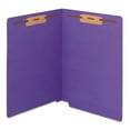 thumbnail image 2 of (3 pack) Smead 25550 WaterShed CutLess Straight Tab Letter Size 2-Fastener Folders - Purple (50/Box), 2 of 8