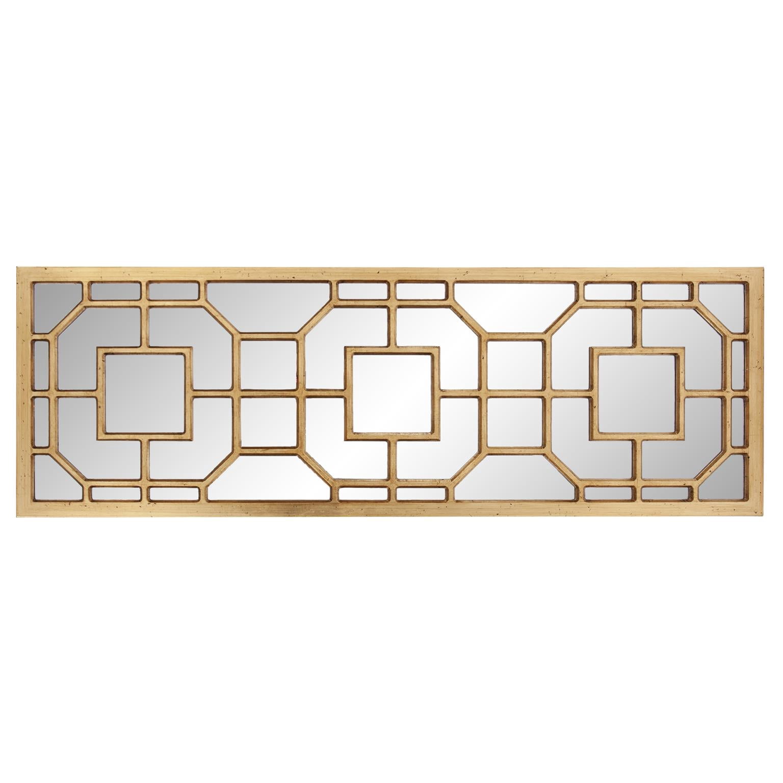 Tyler Dillon Rectangular Contemporary Aldrich Wall Mirror 15.75"W x 46.5"H