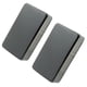 thumbnail image 5 of 2 cubiertas selladas para pastillas sin agujeros para guitarra eléctrica y bajo. Negro, 5 of 7