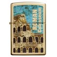 thumbnail image 5 of Zippo Roman Colosseum High Polish Brass Pocket Lighter, 5 of 5