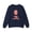 Navy, variant on Cat Love Balloon Sweatshirt, Love Sweatshirt, Cat Sweatshirt, Valentine's Day Sweatshirt, 50/50 Cotton-Poly Animal Sweatshirt 129