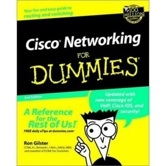 Pre-Owned Cisco Networking for Dummies (Paperback) 076451668X 9780764516689