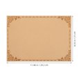 thumbnail image 2 of OULII Blank Certificate Paper 10Pcs Brown 11.48X8.25In for School Use, 2 of 8
