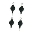 thumbnail image 2 of yotijay 4 Pieces Flower Basket Hanging Pulley Multiuse for Hanging Lantern Bird Cage black, 2 of 9