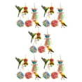 thumbnail image 2 of Youkk Wood Easy To Install Bird Parrot Shredding Toys Set Safe And Reliable Option For All Birds Widely multicolored 5Set, 2 of 6