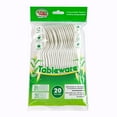 thumbnail image 1 of Verka Greenline Compostable Spoons, 20 Pieces, 1 of 4