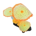 thumbnail image 3 of Coral artificial de silicona simulación de plantas de coral acuario pecera paisaje decoración naranja, 3 of 5