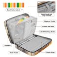 thumbnail image 4 of Haosy Accordion File Organizer Zipper Binder 500 Sheet 6-Tab Expanding File Folder Multi-Pocket 1.2 Inch 3 Ring Golden Light in Clouds, 4 of 7
