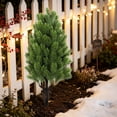 thumbnail image 5 of Artificial Christmas Pine Tree Stake with Realistic Cedar Branches and Pine Cones for Outdoor Yard, Porch, Pathways, and Garden Holiday Decoration, 5 of 6