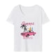 thumbnail image 1 of Camiseta para mujer Camiseta básica Camiseta suave con cuello redondo para deportes Regalo del día de San Valentín XL, 1 of 7