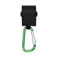 thumbnail image 2 of Large Locking Carabiner Clip, 30KG Capacity Aluminum Alloy Spring Hook for Stroller & Grocery Bags, Wear-Resistant Outdoor Gear, Green, 2 of 9