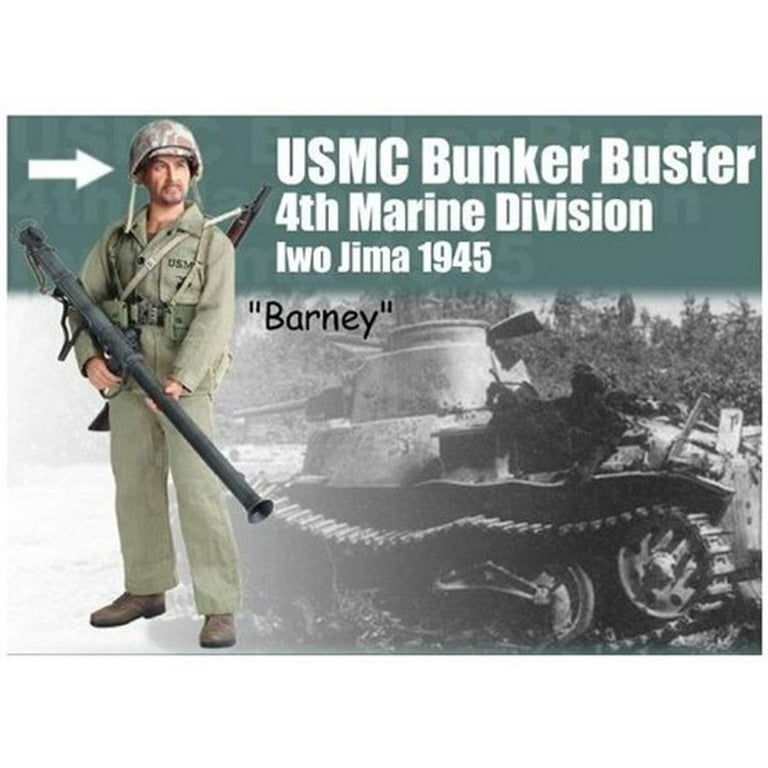 Barney WWII USMC Bunker Buster 4th Marine Division