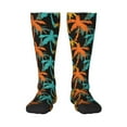 thumbnail image 2 of Picia Women Crew Soft Moisture-wicking Socks Palm Trees Pattern Design Cotton Socks, One Size fit All, 2 of 9