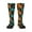 1 Black, variant on Palm Trees Pattern Women’s Knee High Crew Socks,Trouser Socks Comfortable, Breathable, Moisture-Wicking and Soft