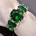 thumbnail image 5 of Fashion Eternity Rings Luxury Jewelry Wedding Engagement For Women Girls Gift, 5 of 5