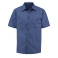 thumbnail image 2 of Red Kap Men's Short Sleeve Mini-Plaid Uniform Shirt, 2 of 6