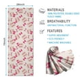 thumbnail image 2 of Pink Bows and Baseballs Pattern Hot Yoga Mat Towel Non Slip for Hot Yoga - Quick-Drying Yoga Mat Cover with 4 Corner Pockets with Travel Bag - Hot Yoga Towel Non Slip 70"x26", 2 of 6