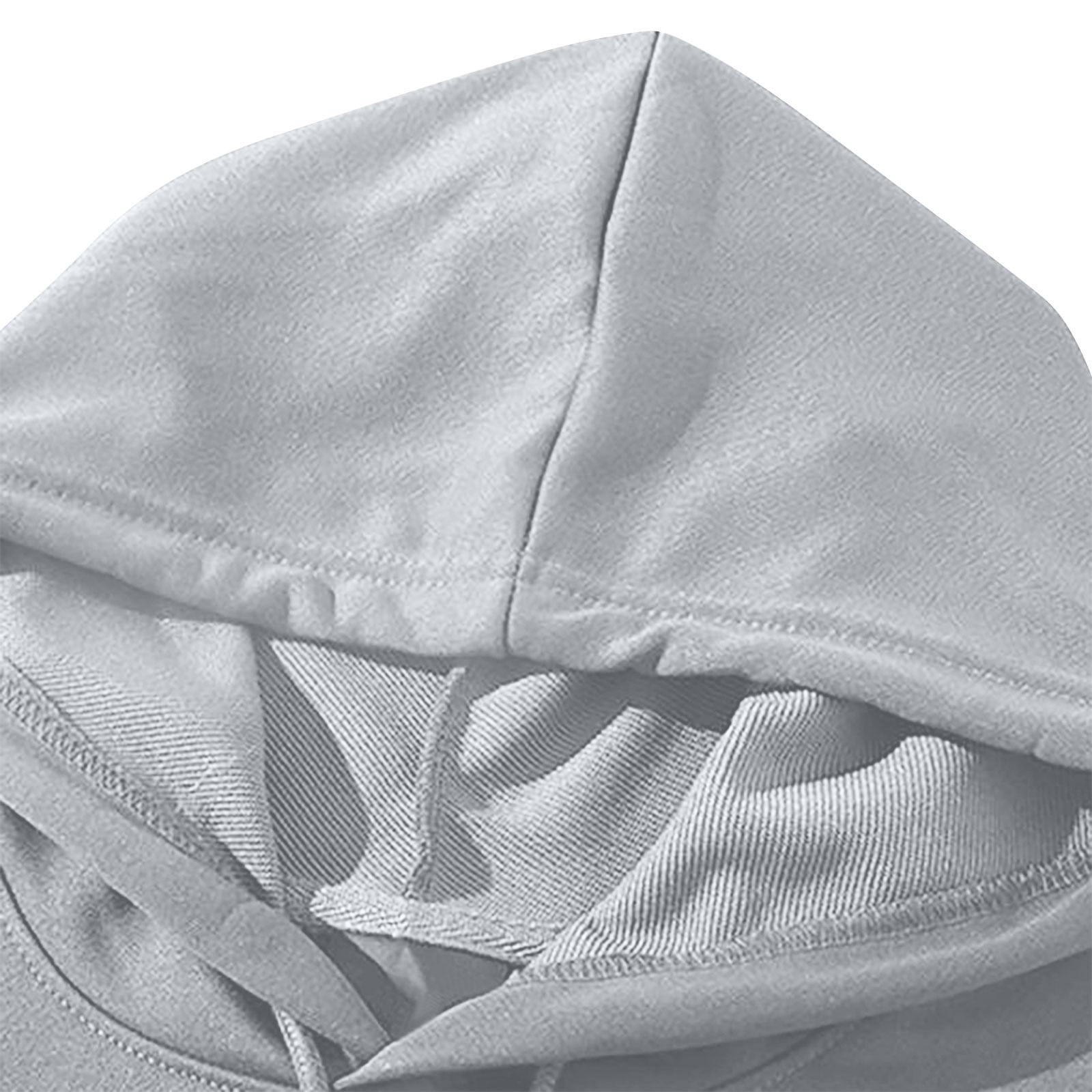 Casual Hoodies for Men Big and Tall S-5X Plus Size Long Sleeve Sweatshirts with Front Pocket Basic Solid Comfort Loose Pullover Hooded Tops