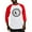 Red/White, variant on CafePress - Trigram Symbol Baseball Jersey - Cotton Baseball Jersey, 3/4 Raglan Sleeve Shirt