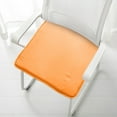 thumbnail image 5 of Cozeii Chair Cushion with Ties, 15.7x15.7 Inch Soft Seat Pad for Office Dining Chair, Thick Comfortable Chair Pad Non-Slip, Machine Washable Cover, Orange, 5 of 5