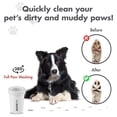 thumbnail image 4 of Limpiador Portátil Dexas Mediano Blanco Brillante Edición Especial para Patas de Perro, 4 of 6