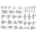 thumbnail image 3 of QQTDFG 8-13Pcs 16g Stainless Steel Lip Rings CZ Hoop Nose Ring Helix Piercing Jewelry-Set 1-10pcs, 3 of 9