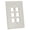 Black, variant on Quest Oversized Keystone Wall Plate, Single-Gang