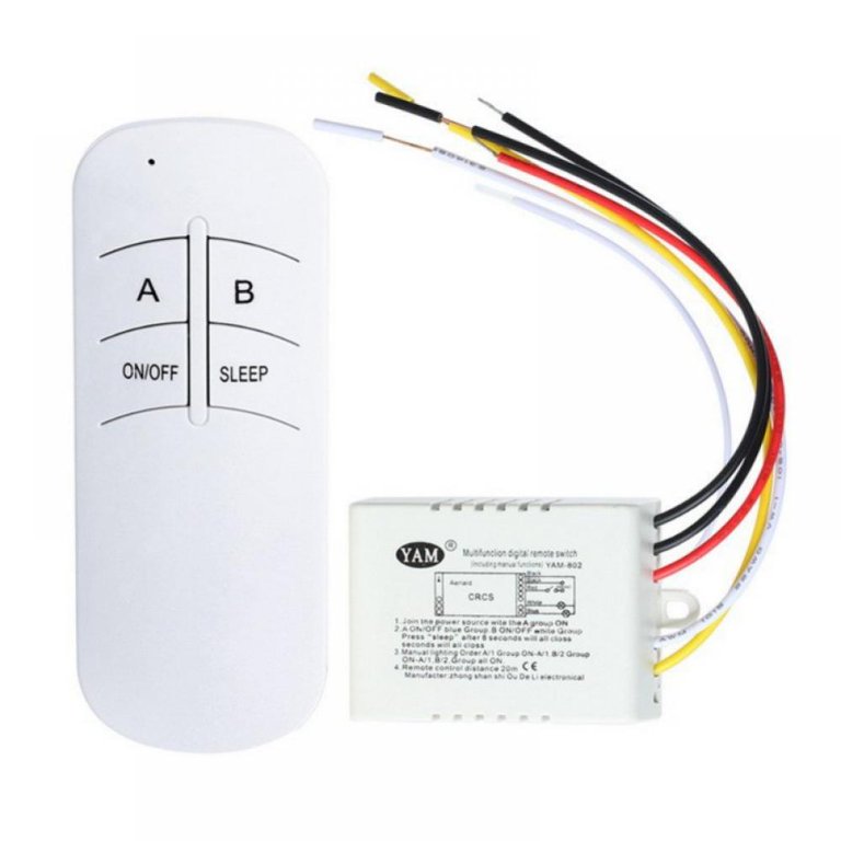 Two Way Remote Control Switch 220V Digital Light Wireless Wall