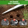 thumbnail image 4 of Plant Hole Digger, Bulb Planting Tool with Stainless Steel Tip, Handheld Garden Seed Planter for Tulip Daffodil Saffron Vegetables, Ergonomic T-Handle(2Pcs), 4 of 6