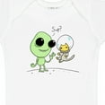 thumbnail image 4 of Inktastic Alien and Astronaut Kitty Cat Boys or Girls Baby Bodysuit, 4 of 5